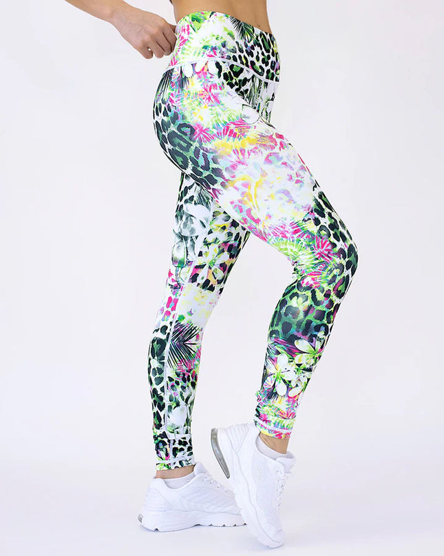 Fierce | Leggings for Women with Tropical Jungle Print