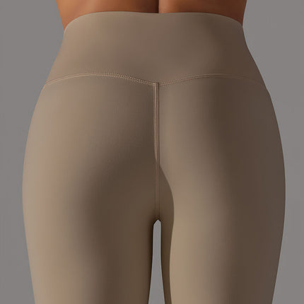 Aelina | Women’s Seamless Leggings – Minimalist Performance Fit - Brown