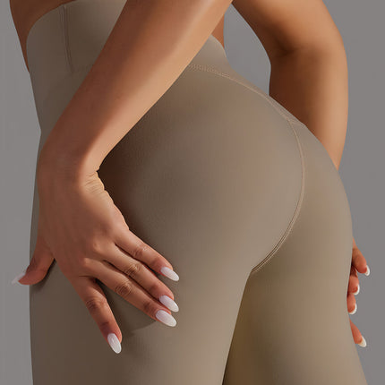 Aelina | Women’s Seamless Leggings – Minimalist Performance Fit - Brown