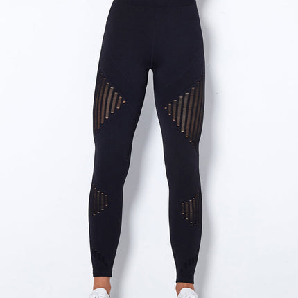 Aether | Women’s Sculpted Motion Leggings – Seamless Active Fit - Black