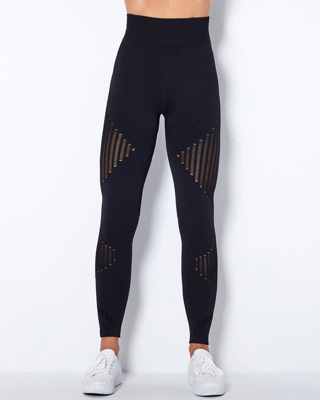 Aether | Women’s Sculpted Motion Leggings – Seamless Active Fit - Black