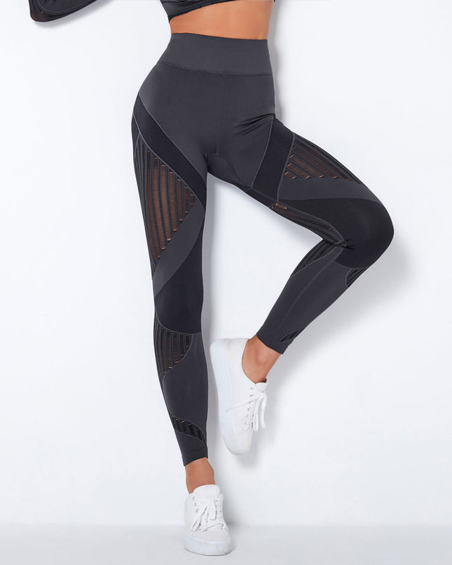 Aether | Women’s Sculpted Motion Leggings – Seamless Active Fit - Dark Gray