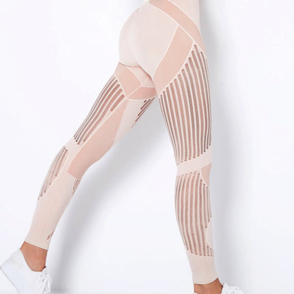 Aether | Women’s Sculpted Motion Leggings – Seamless Active Fit - Khaki