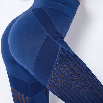 Aether | Women’s Sculpted Motion Leggings – Seamless Active Fit - Midnight Blue