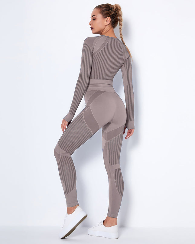 Aether | Women’s Sculpted Motion Leggings – Seamless Active Fit –  Dusty Gray