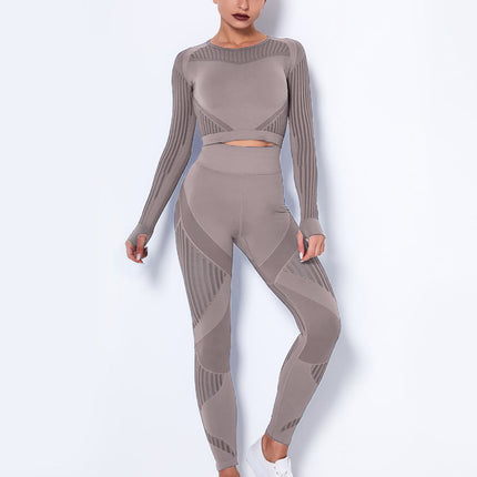 Aether | Women’s Sculpted Motion Leggings – Seamless Active Fit –  Dusty Gray