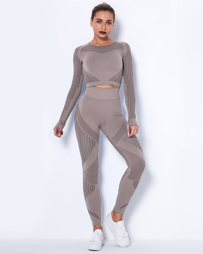 Aether | Women’s Sculpted Motion Leggings – Seamless Active Fit –  Dusty Gray