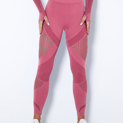 Aether | Women’s Sculpted Motion Leggings – Seamless Active Fit –  Pink