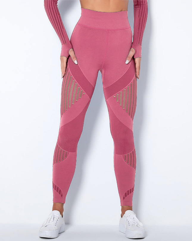 Aether | Women’s Sculpted Motion Leggings – Seamless Active Fit –  Pink