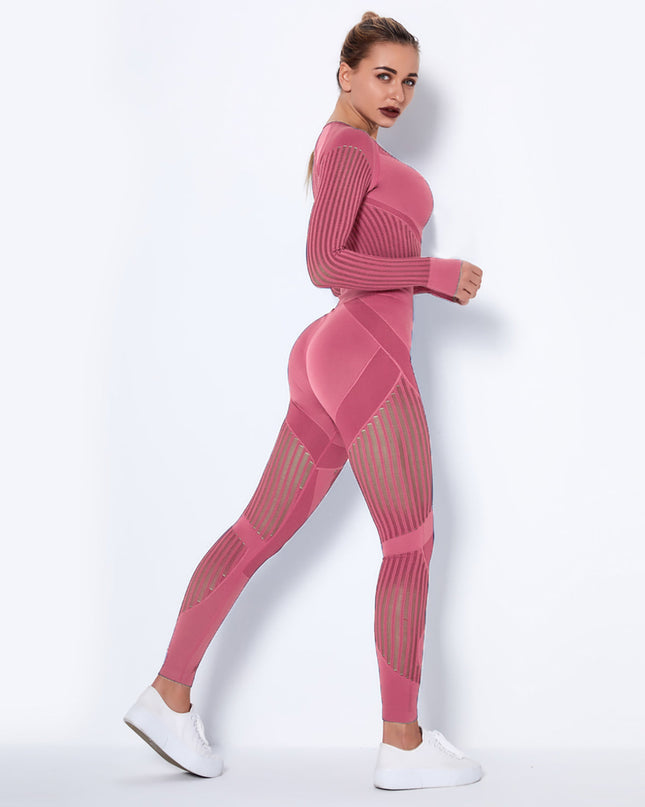 Aether | Women’s Sculpted Motion Leggings – Seamless Active Fit –  Pink