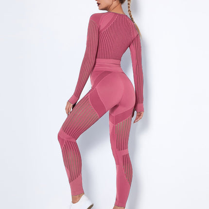 Aether | Women’s Sculpted Motion Leggings – Seamless Active Fit –  Pink