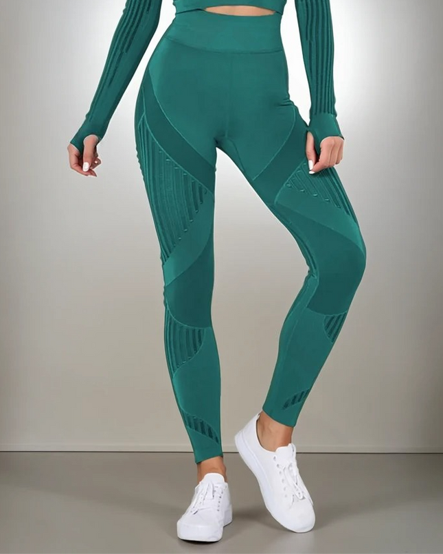 Aether | Women’s Sculpted Motion Leggings – Seamless Active Fit –  Teal