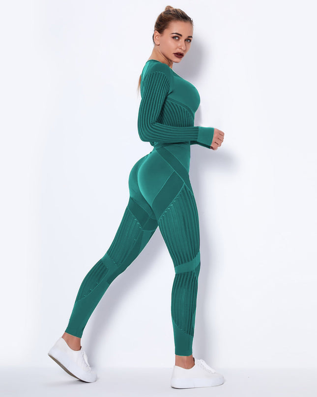 Aether | Women’s Sculpted Motion Leggings – Seamless Active Fit –  Teal