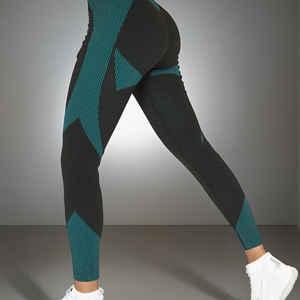 Aligné | Women’s Seamless Leggings – Embrace Your Form – Green