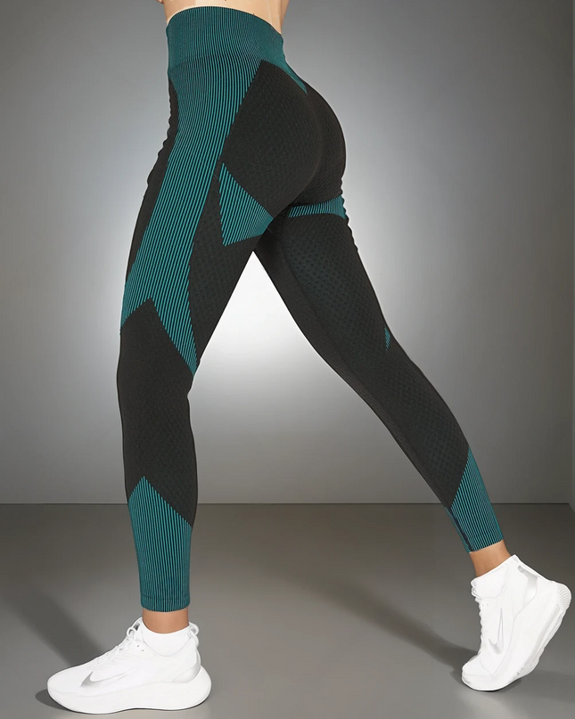 Aligné | Women’s Seamless Leggings – Embrace Your Form – Green