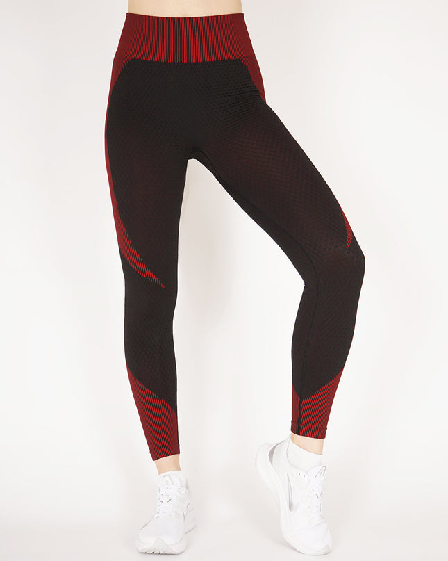 Aligné | Women’s Seamless Leggings – Embrace Your Form – Maroon