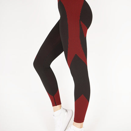 Aligné | Women’s Seamless Leggings – Embrace Your Form – Maroon