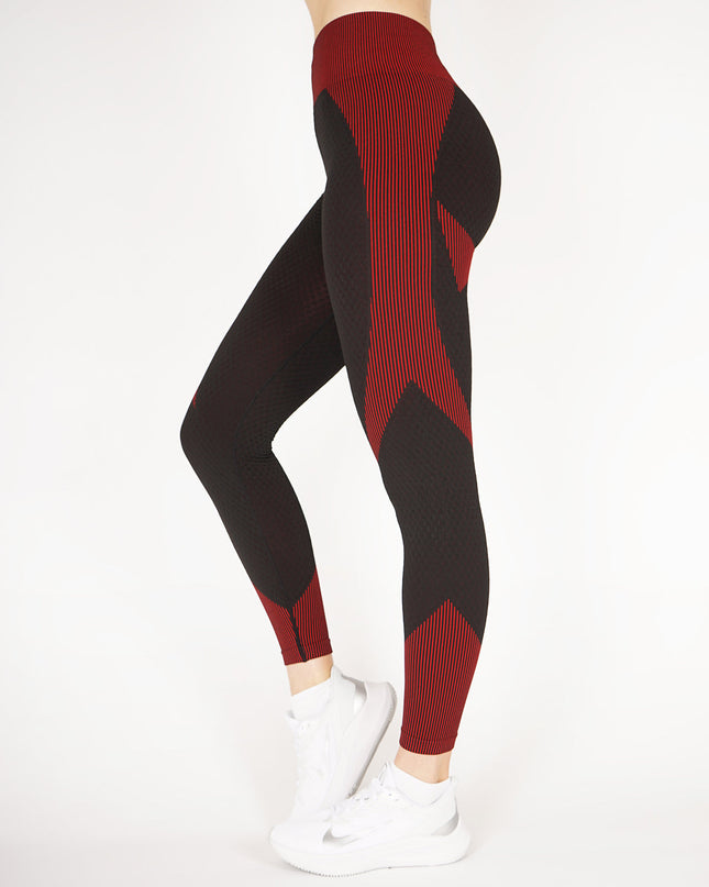 Aligné | Women’s Seamless Leggings – Embrace Your Form – Maroon