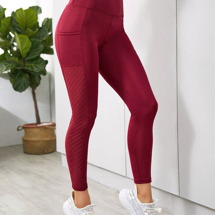 Avielle | Women’s Pocket Leggings – Functional Everyday Fit - Red