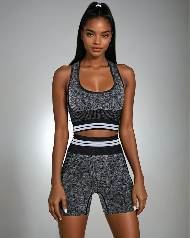 Horizon | Sports Bra for Women with Seamless Design – Space Black