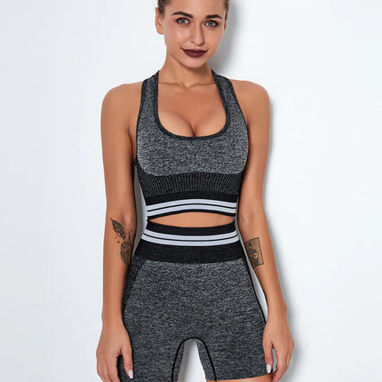 Horizon | Sports Bra for Women with Seamless Design – Space Black