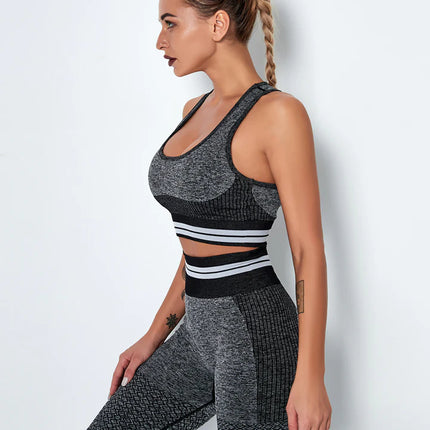 Horizon | Sports Bra for Women with Seamless Design – Space Black
