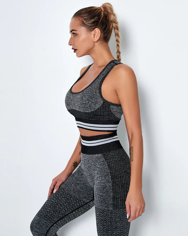 Horizon | Sports Bra for Women with Seamless Design – Space Black