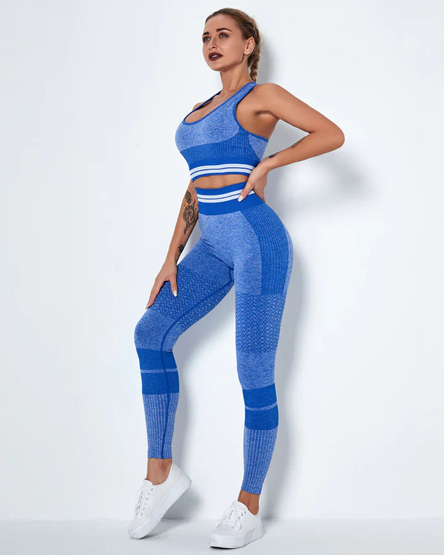 Horizon | Sports Bra for Women with Seamless Design – Blue Azure