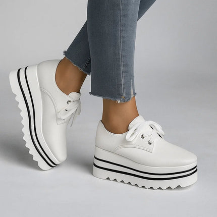 Brekara | High Platform Sneakers – Lace-up Sneakers