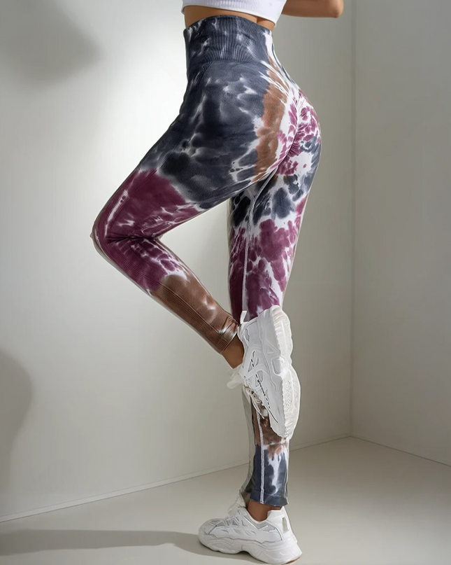 Caelis | Women’s Seamless Scrunch Leggings – Sleek Sculpt Style - Earthy