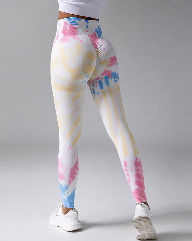 Caelis | Women’s Seamless Scrunch Leggings – Sleek Sculpt Style - Candy