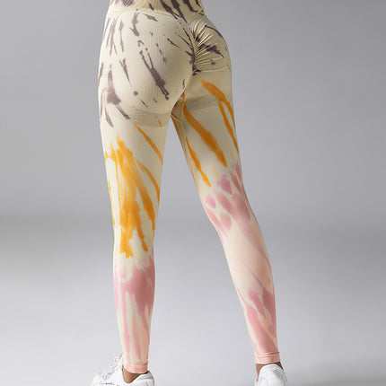 Caelis | Women’s Seamless Scrunch Leggings – Sleek Sculpt Style - Sunshine