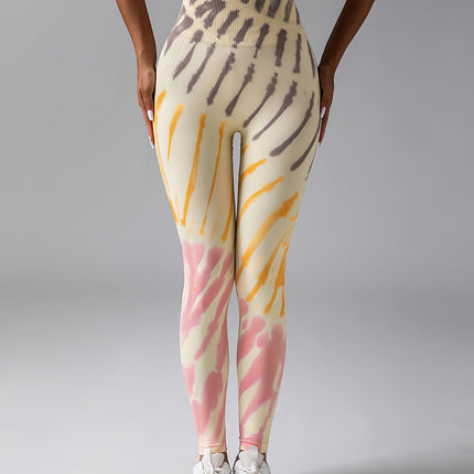 Caelis | Women’s Seamless Scrunch Leggings – Sleek Sculpt Style - Sunshine