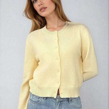 Cardinelle | Buttoned Knitwear Cardigan – Boyfriend Cardigan