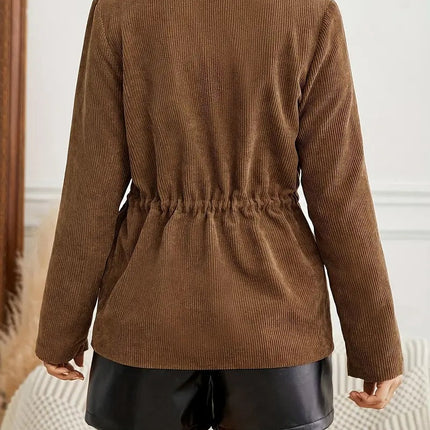 Cordovia | Buttoned Corduroy Jacket – Elastic Waist