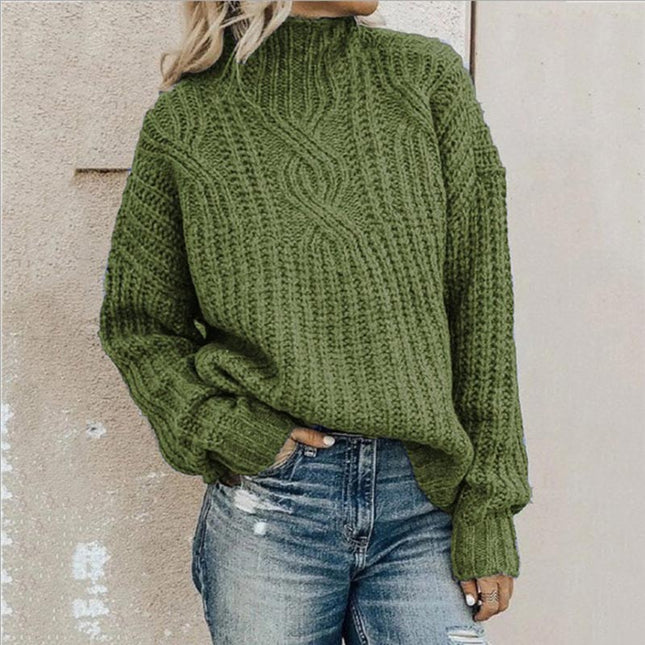 Crestvale | Casual Knitted Turtleneck – Roll Neck Sweater