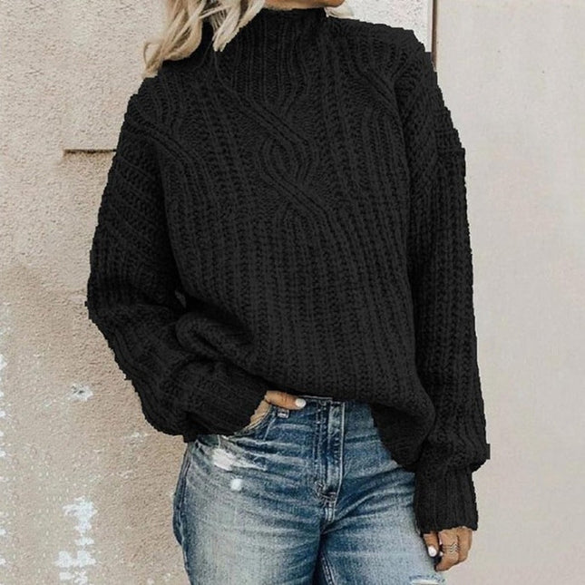 Crestvale | Casual Knitted Turtleneck – Roll Neck Sweater