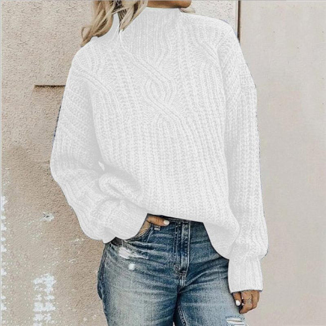 Crestvale | Casual Knitted Turtleneck – Roll Neck Sweater