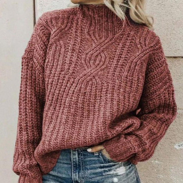 Crestvale | Casual Knitted Turtleneck – Roll Neck Sweater