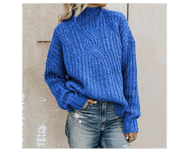 Crestvale | Casual Knitted Turtleneck – Roll Neck Sweater
