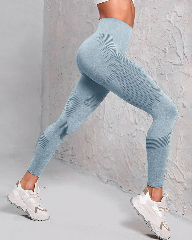 Dahlira | Women’s Seamless Leggings – Smooth Performance Fit - Blue