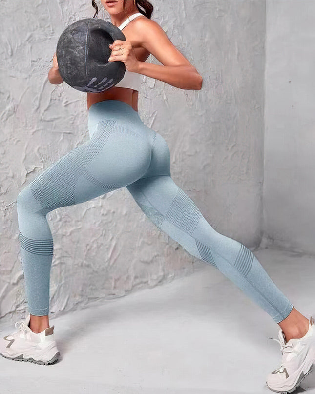 Dahlira | Women’s Seamless Leggings – Smooth Performance Fit - Blue