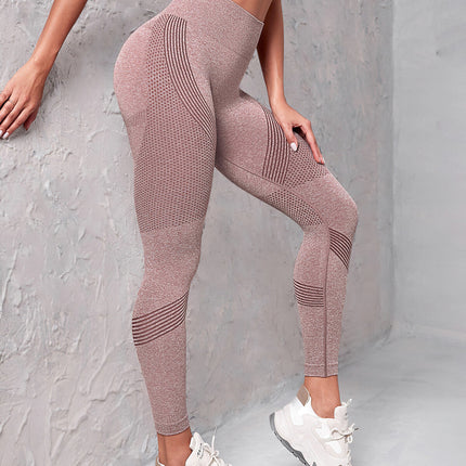 Dahlira | Women’s Seamless Leggings – Smooth Performance Fit - Coffee