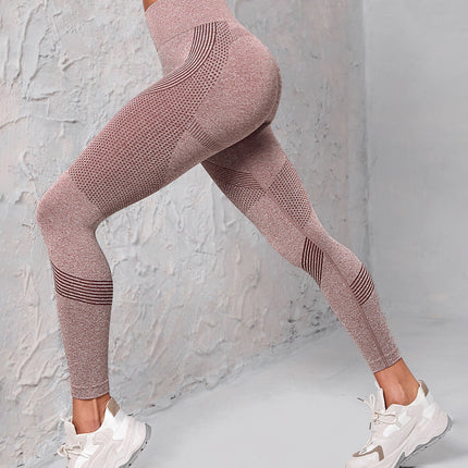 Dahlira | Women’s Seamless Leggings – Smooth Performance Fit - Coffee
