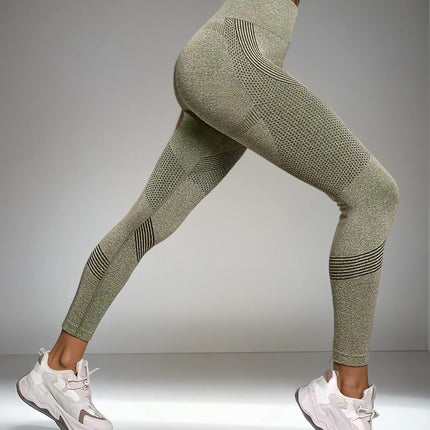 Dahlira | Women’s Seamless Leggings – Smooth Performance Fit - Green
