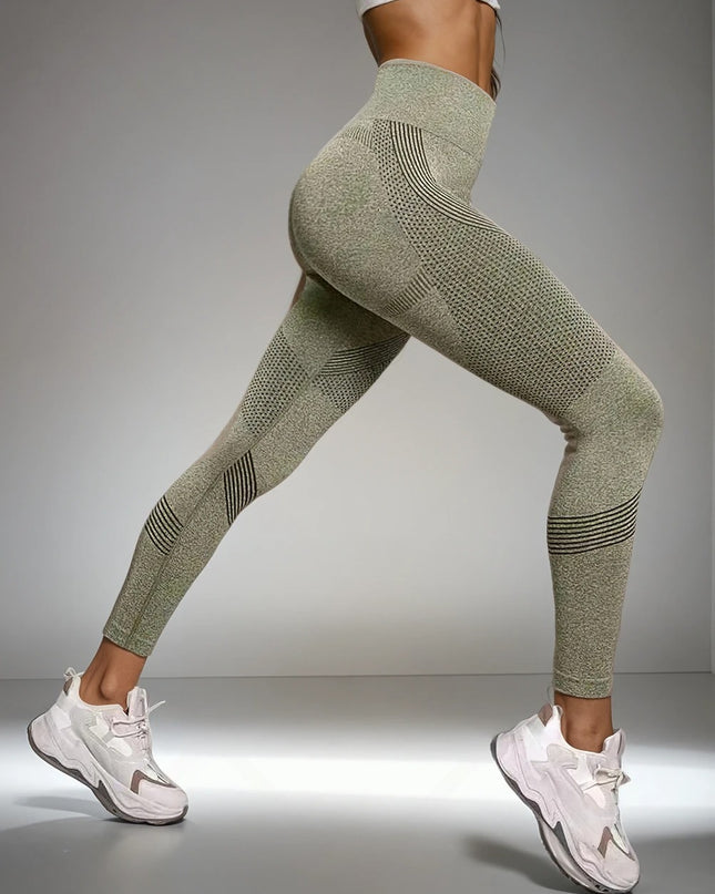 Dahlira | Women’s Seamless Leggings – Smooth Performance Fit - Green