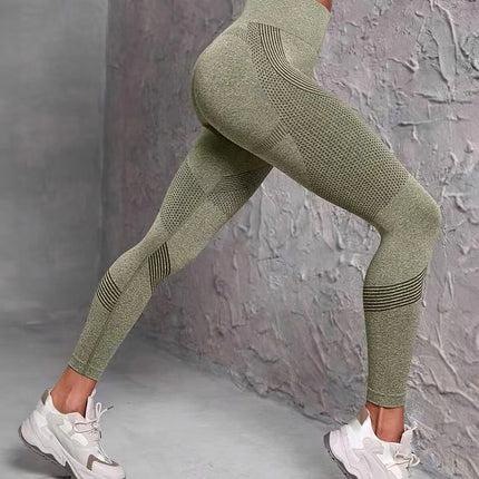 Dahlira | Women’s Seamless Leggings – Smooth Performance Fit - Green