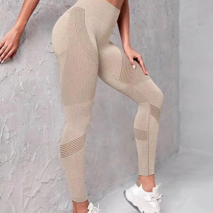 Dahlira | Women’s Seamless Leggings – Smooth Performance Fit - Khaki
