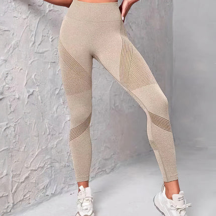 Dahlira | Women’s Seamless Leggings – Smooth Performance Fit - Khaki