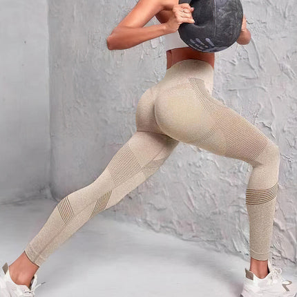 Dahlira | Women’s Seamless Leggings – Smooth Performance Fit - Khaki